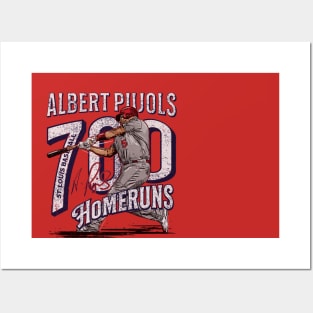 Albert Pujols St.Louis 700 Home Runs Wave Posters and Art